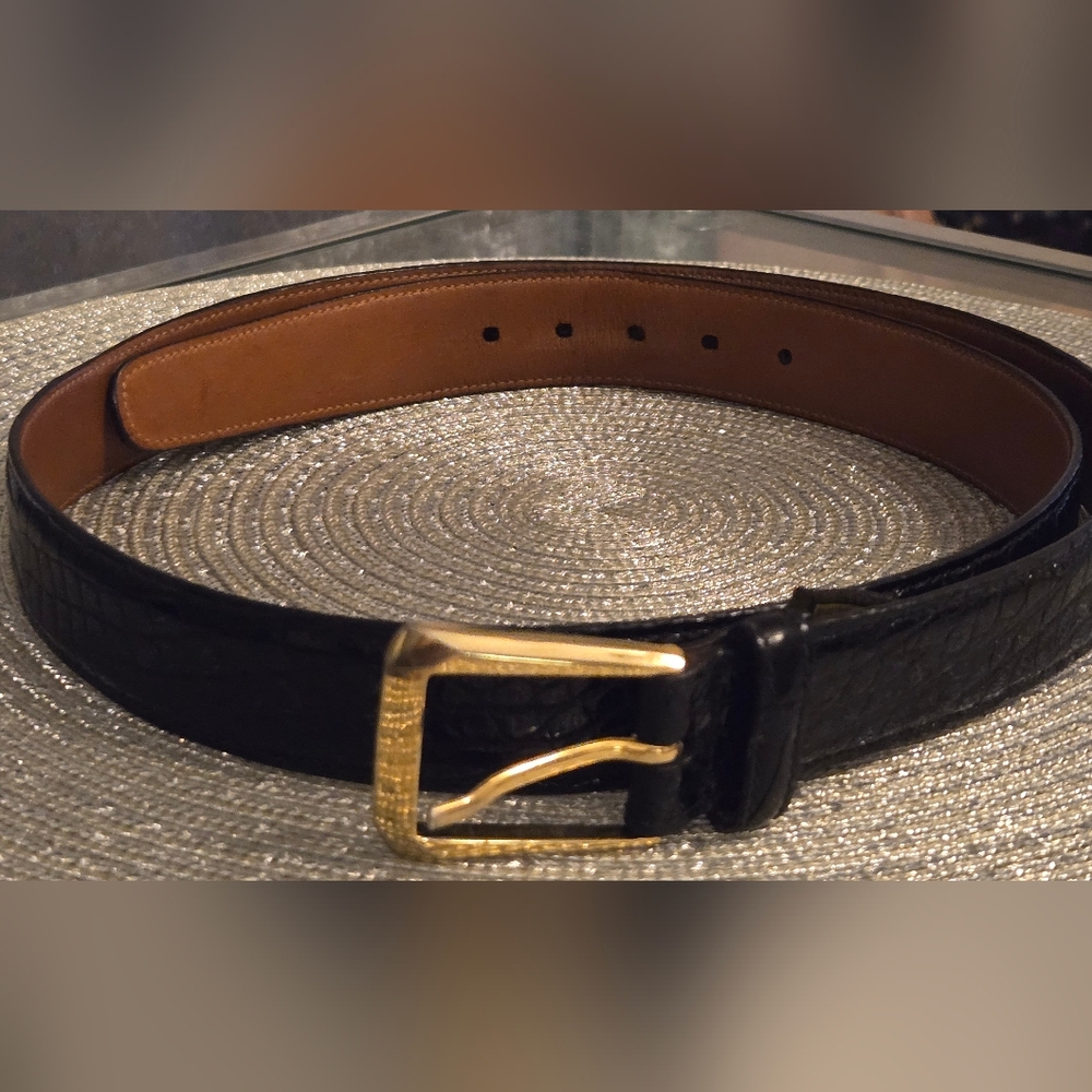 RARE 1992 Louisiana Hunt Trafalgar American Alligator Belt The Collector’s Grail
